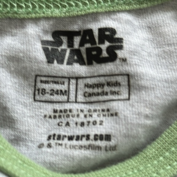 18-24m starwars onsies, Zara shorts, carters sweat pants Mandalorian - Picture 8 of 12